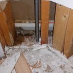 Leaking shower caused $1000's of dollars of damage to this home