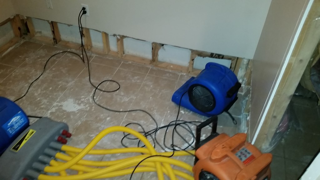 Wauconda, Island Lake water damage restoration and dryout