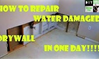 How to repair water damaged drywall